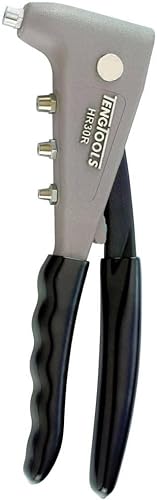 Teng Tools Remachadora industrial y de construcción - HR30R, plata