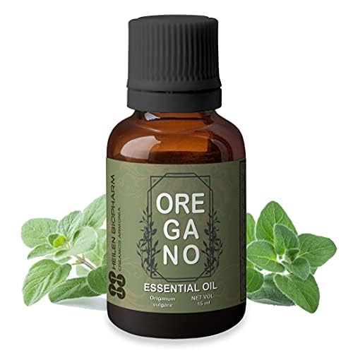 Image of Heilen Biopharm Oregano Essential oil - 15 mL Bottle Pack of 1,For Body Nourishment (Origanum vulgare)