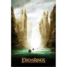 The Lord Of The Rings The Fellowship Of The Ring - Movie Poster Argonath - Teaser Design Size 24" x 36"