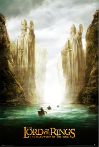 The Lord Of The Rings: The Fellowship Of The Ring - Movie Poster (Argonath - Teaser Design) (Size: 24 x 36)