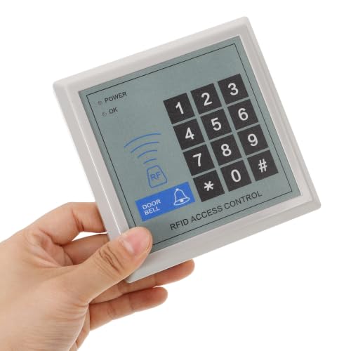 Cerradura de puerta sin llave con teclado para oficinas y edificios 4