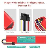 Zoom IMG-1 6700mah batteria di ricambio per
