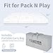 GKEVER Pack and Play Mattress Topper, 38x26 High Resilience Memory Foam Pack n Play Mattress for Baby Toddlers, Foldable Travel Pack Play Mattresses Pad with Removable Washable Cover & Carrying Bag