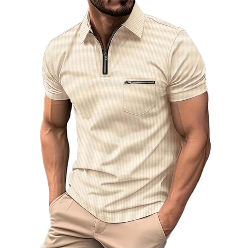 Polo à manches courtes pour homme WINWUQB t-shirt de tennis léger