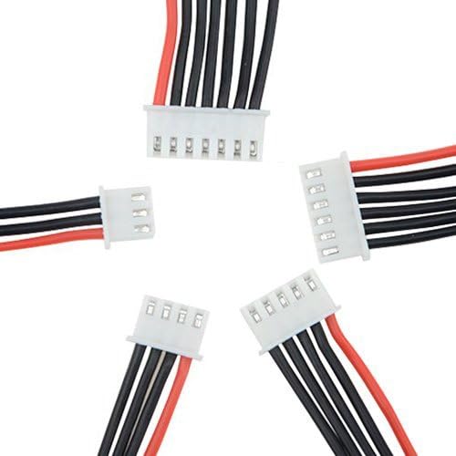 Close-up of Youme 22 AWG Lipo Battery Balance Charger Connectors
