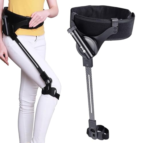 Ausilio per la deambulazione degli Arti Inferiori, Gambe con esoscheletro bionico, Assistenza per Camminare e Salire Le Scale, intensità Regolabile su 3 Livelli, per Adulti e anzia