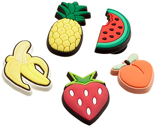 Charms Para Calçados, Crocs, Fruit 5 Pack, Multicolorido, 1, Adulto Unissex
