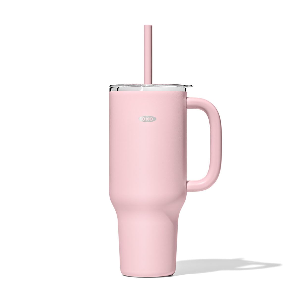 OXOStrive XL Tumbler with Handle – 40 oz. – Rose Quartz