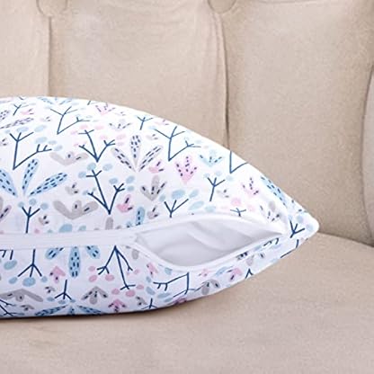 Amilian 4er Set; Dekokissen mit Füllung, Dekoratives Kissen; Zierkissen mit Kissenbezug; Kopfkissen; Sofakissen für Schlafzimmer, Wohnzimmer, Kinder Deko, Kissenhülle 40x40 cm 16x16 inch; Set 23 – Bild 3
