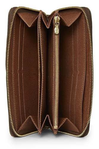 Pre-Loved Stephen Sprouse x Louis Vuitton Monogram Roses Zippy Wallet, Brown4