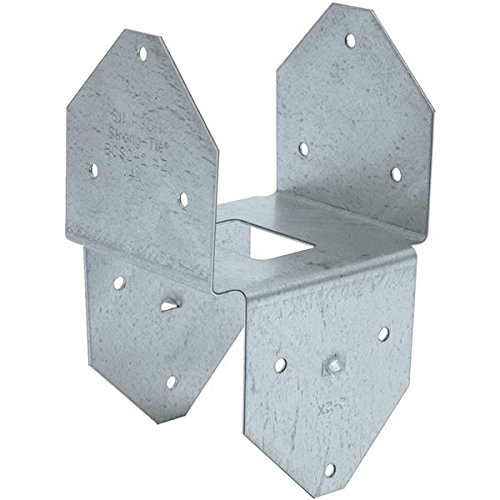 Simpson Strong-Tie ZMax 3.56 in. H x 3.13 in. W 18 Ga. Steel Post Base