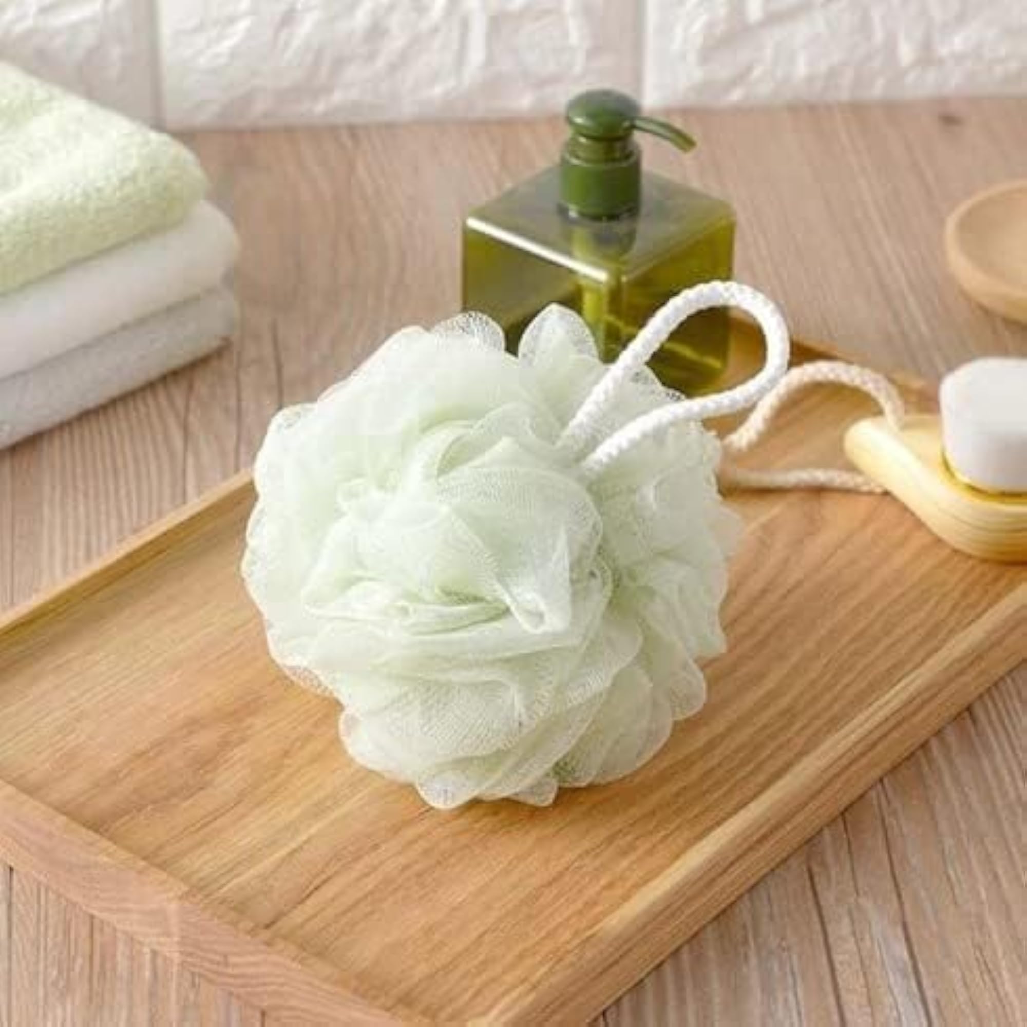 Loofah Silicone Body Scrubbers Sponge for Shower, Bathing