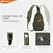 Imagen de SKYSPER Bolso Hombre de Pecho Bandolera Bolsos de hombro Antirrobo Crossbody Sling Bag para Hombres y Mujeres