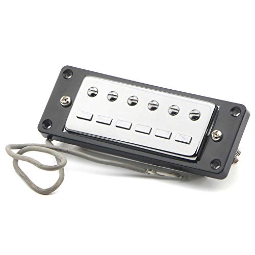 Unxuey 1 mini micro chevalet de guitare de 52 mm à double bobinage Humbucker pièces de rechange pour guitare électrique… - Les Beatles, Paul McCartney, John Lennon, RIngo Starr, George Harrison Unxuey 1 mini micro chevalet de guitare de 52 mm à double bobinage Humbucker pièces de rechange pour guitare électrique… – Image 5