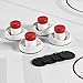 Rally and Roar Air Powered Hockey Multiple Styles Game Tables, Indoor Arcade Gaming Sets with Electronic Score Systems, Excellent for Family Game Rooms