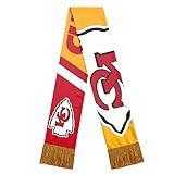 FOCO NFL Unisex-Adult Official Team Graphic Reversible Printed Scarf (Kansas City Chiefs)