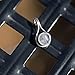 Round Rainbow Moonstone Petite Sterling Silver Slide, Pendant Only