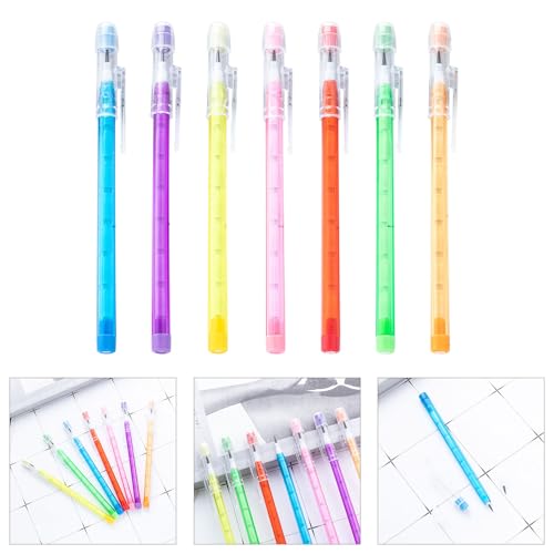 Set de 10 lápices apilables con borradores multicolor miniatura 2