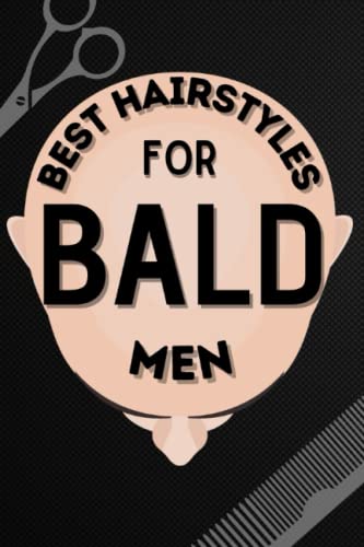 Best hairstyles for bald mens.: Funny blank notebook | Funny gift fot bald mans.