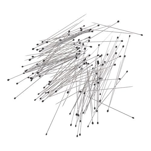 SKISUNO Lot De 200 Aiguilles à Épingles En Acier Inoxydable 2 Pour Spécimens D'insectes, Kit D'épingle Entomologique Flacons Organisateurs, Adaptées Pour Collection Et Fixation D'échantillons