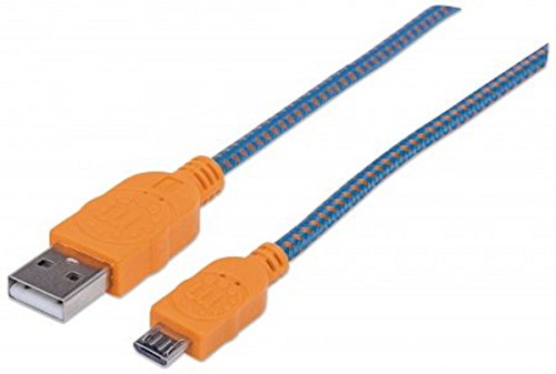 Preisvergleich Produktbild Manhattan 394017 microUSB 2.0 Kabel (B-Stecker)
