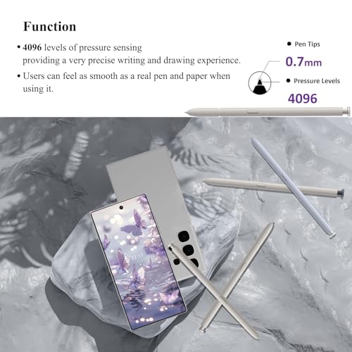 Galaxy S25 Ultra S Pen Replacement for Samsung Galaxy S25 Ultra S Pen Stylus Compatible with Samsung Galaxy S25 Ultra EJ-PS938, Gray - Image 2