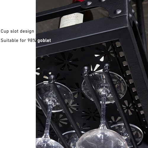 Étagère de rangement en métal noir réglable style industriel 120x35cm - 3