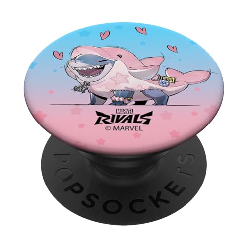 Marvel Rivals Jeff The Land Shark Cute Disguise PopSockets Adhesive PopGrip