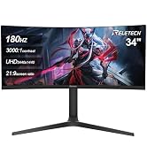 Amazon.co.jp: Reletech 34インチ ウルトラワイド 非光沢 曲面