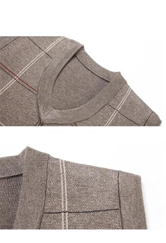 Men's Korean Style Sleeveless Sweater Vest V Neck Knitted Pullover Jumper Vests2