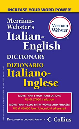 Merriam-Webster’s Italian-English Dictionary (English, Italian...