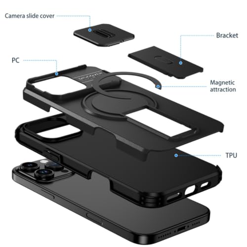 Étui de chargement sans fil magnétique iPhone 11 Pro orange avec support