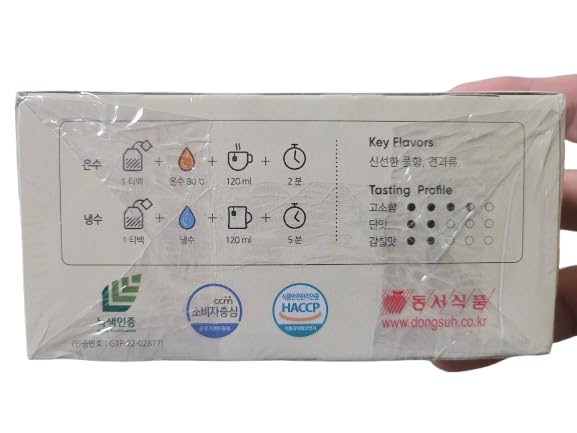 Miniatura 5 de Dongsuh - Té verde de arroz integral estilo genmaicha coreano, 90 unidades (4.76 oz)  Arroz integral tostado con mezcla de té verde  Sabor