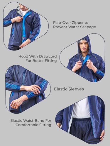 Image of LUX VENUS Reversible Rain Suit for Men.