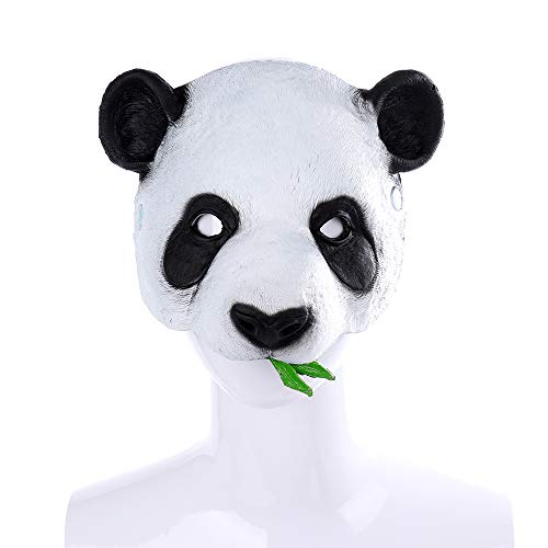 Aiffort 1Pcs Halloween Animal Mask Panda Mask Cute Panda Mask for Halloween Costume Party Cosplay Pr
