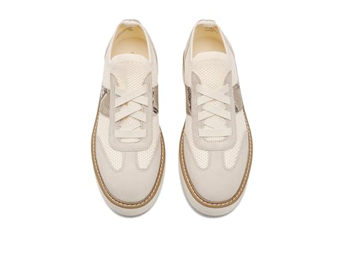 Cole Haan Cole Haan Women's Shoes - OriginalGrand Stitchlite Max Platform Sneaker, Sand Suede/Snake Print, 7-B US