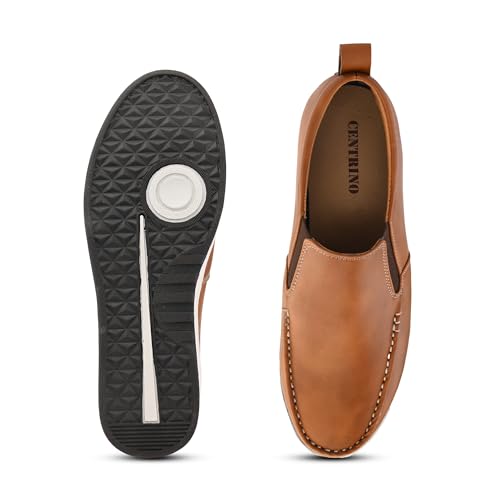Image of Centrino Walking Loafers for Men | Shoes for Man Stylish | Casual Slip-On Lightweight Moccasins | Cushioned Insole | Breathable Comfortable | Hand-Stitched | Mens Loafer Shoes for Daily Office Outings (9495)
