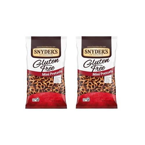 Image of Snyder's of Hanover, Gluten Free Mini Pretzels, 8 Oz Bag (Pack of 2)