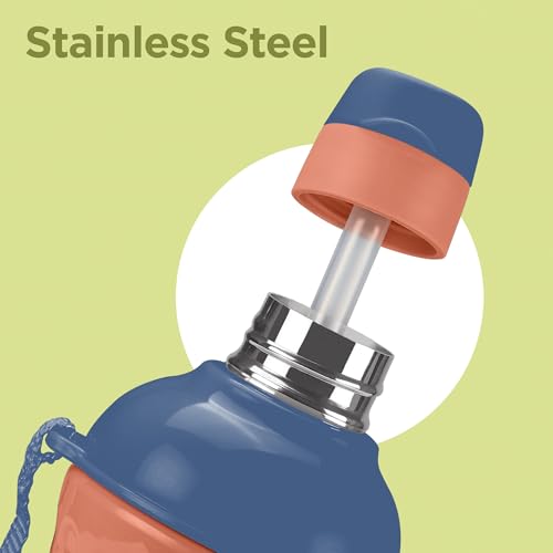 Milton Benny 400 380ml Orange Insulated Water Bottle - Image 3