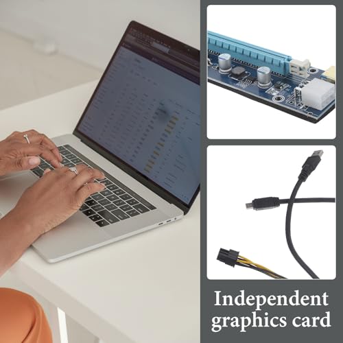 Cable GPU externa PCIe para conectar monitores externos y portátiles con placa PCB 5
