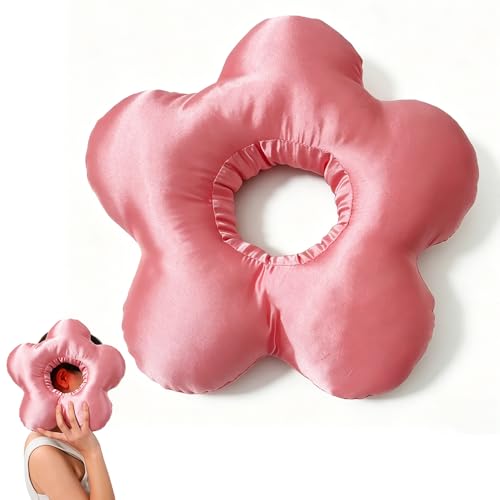 Almohada perforadora de oreja para dormir de lado sin dañar tus pendientes nuevos 2