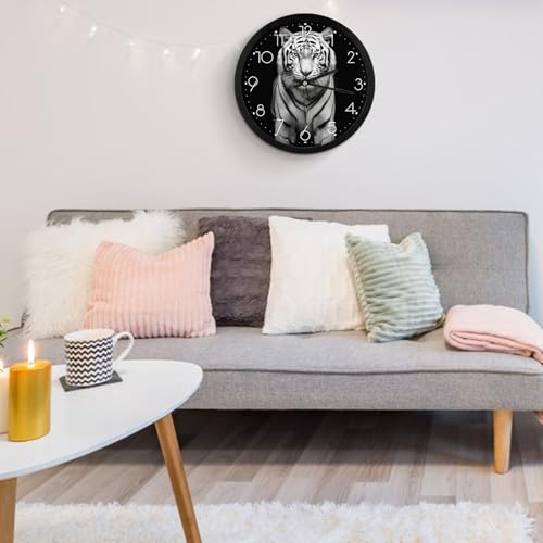 Petite horloge numérique classique ronde de 25,4 cm idéale pour embellir votre cuisine - 6