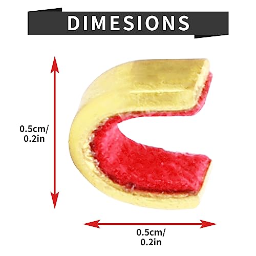 SPG Bow String Nock Points - 40 Packs Arrows Bowstring Nocking Point Set Archery Accessories String Buckle Clip for Recurve Compound Longbow Bows (Red) - Thumbnail 3