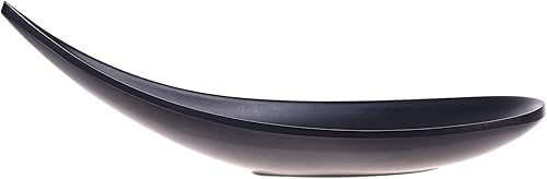 Miniatura 2 de Beautyflier - Juego de 6 platos de melamina negra para aperitivos, cucharas de degustación de postres, pequeños tazones para servir aperitivos de