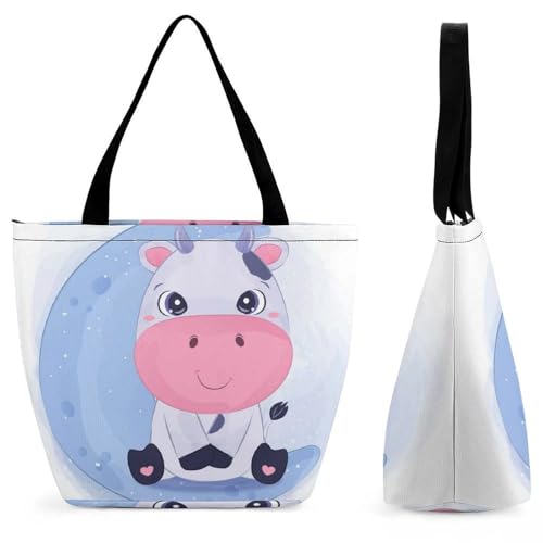 Sac à bandoulière de voyage 28.5x18x32.5cm : grand sac à main vache ergonomique pour femme