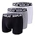Produktbild Replay Herren Boxershorts 3er-Set, Black/Grey Melange/White N174 (Mehrfarbig), XL