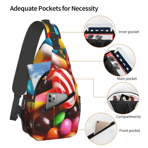 Bolso Cruzado Colorido para Hombre y Mujer miniatura 4