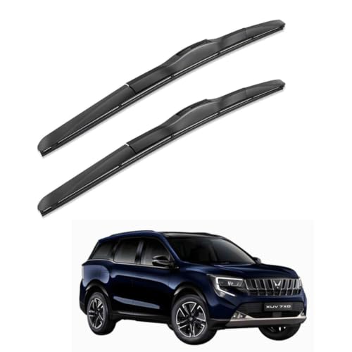 Image of Oshotto Frameless (O.E.M Type) Wiper Blades Compatible with Mahindra 7XO (24 inch / 16 inch)