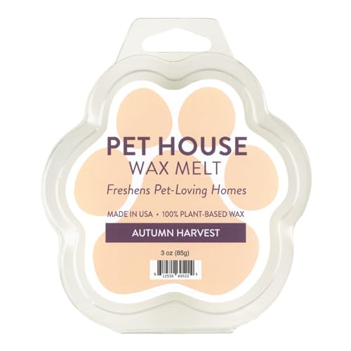 Image of One Fur All Pet House Scented Wax Melts for Warmer - Long-Lasting Pet Friendly Plant Based Soy Wax Melts - Autumn Harvest Pack of 2