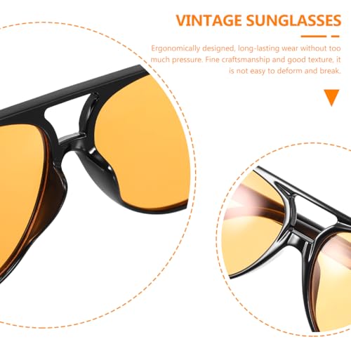 Pcs Elegant Vintage Sunglasses for Women Sturdy Blue Light Glasses Fashion Unisex Outdoor Photo Props for Parties Vacation Festival4